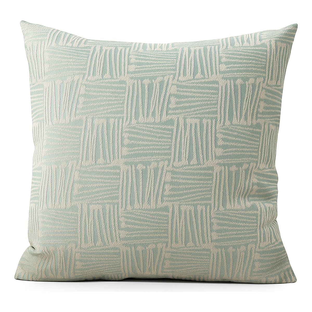 ARMONIA - Cubre cojín 45x45 tribal verde claro estilo boho envío Chile 694