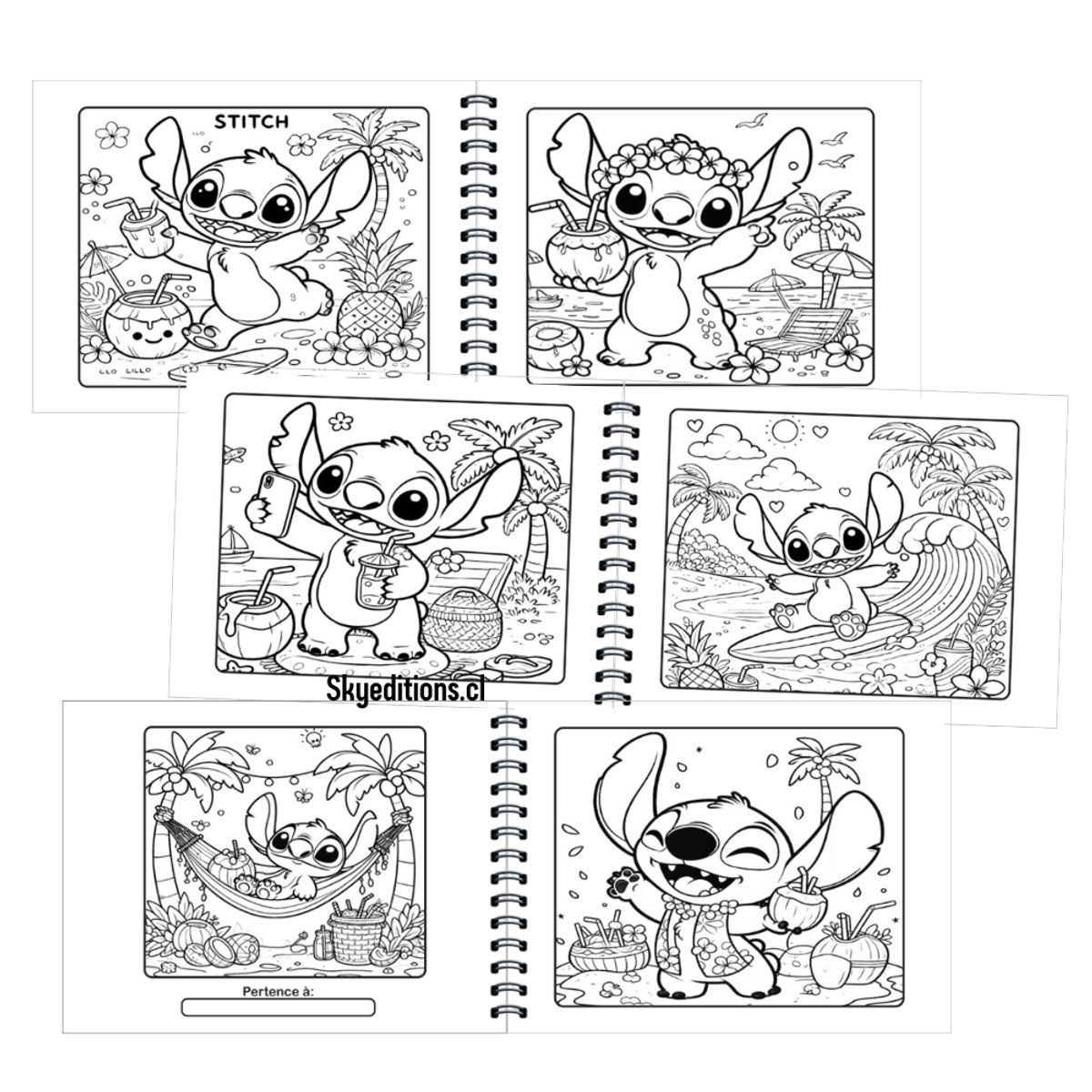 GENERICO - Libro Para Colorear De Stich