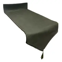 NICE - Camino de Mesa Azul Eco Cuero Verde 180x35 cm