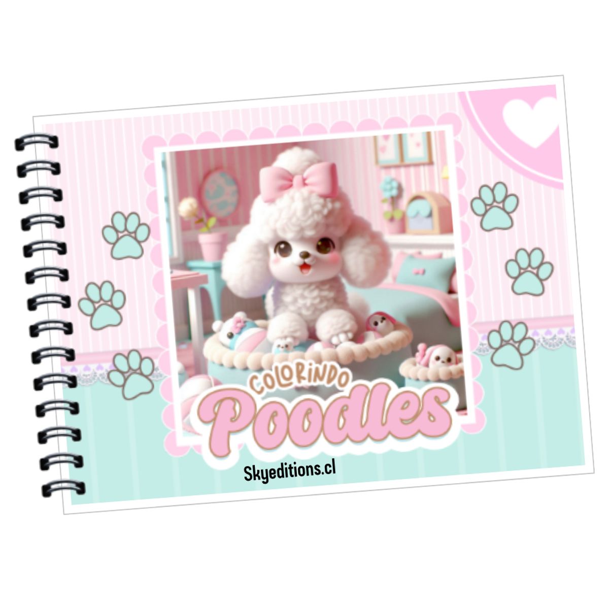 GENERICO - Libro Para Colorear Poodle