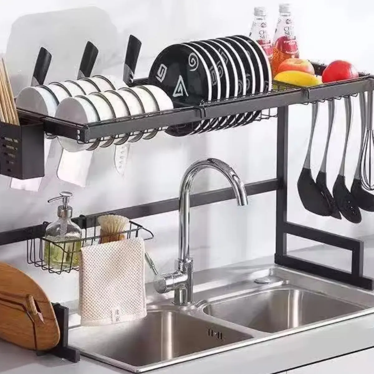 GENERICO - Escurridor Rack Organizador Almacenamientoa Seca Platos 65cm