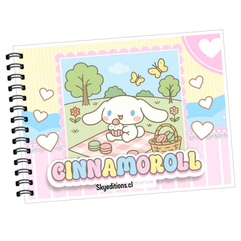 GENERICO - Libro Para Colorear De Cinnamoroll