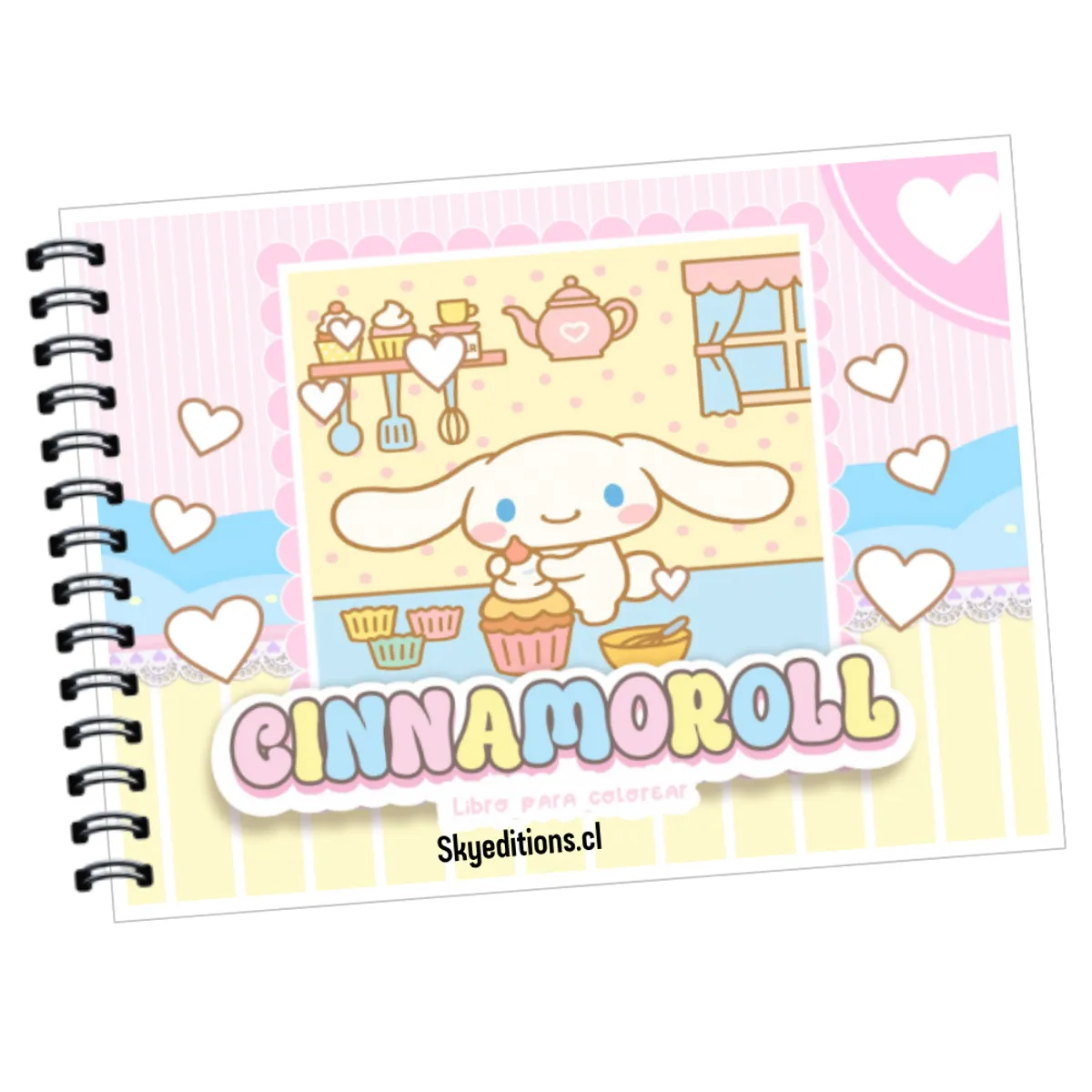 GENERICO - Libro Para Colorear De Cinnamoroll