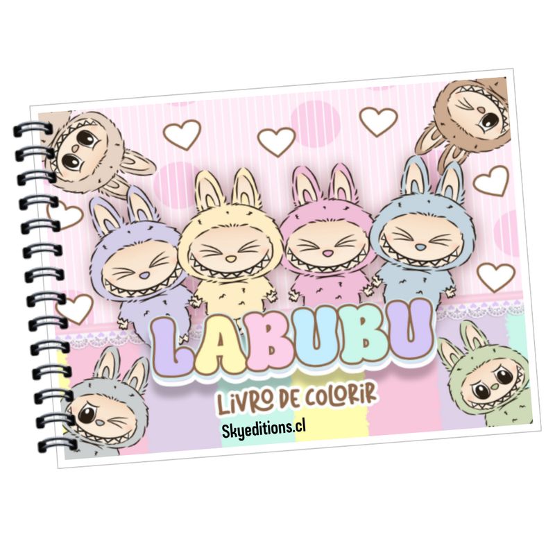 GENERICO - Libro Para Colorear De Labubu