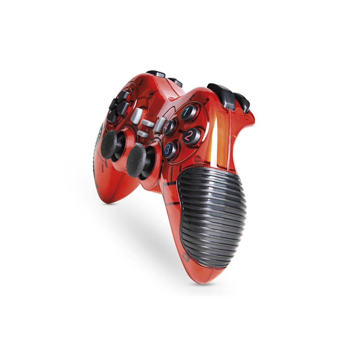 DBLUE - Joystick D-shock Usb Para Pc Color Rojo - Ps