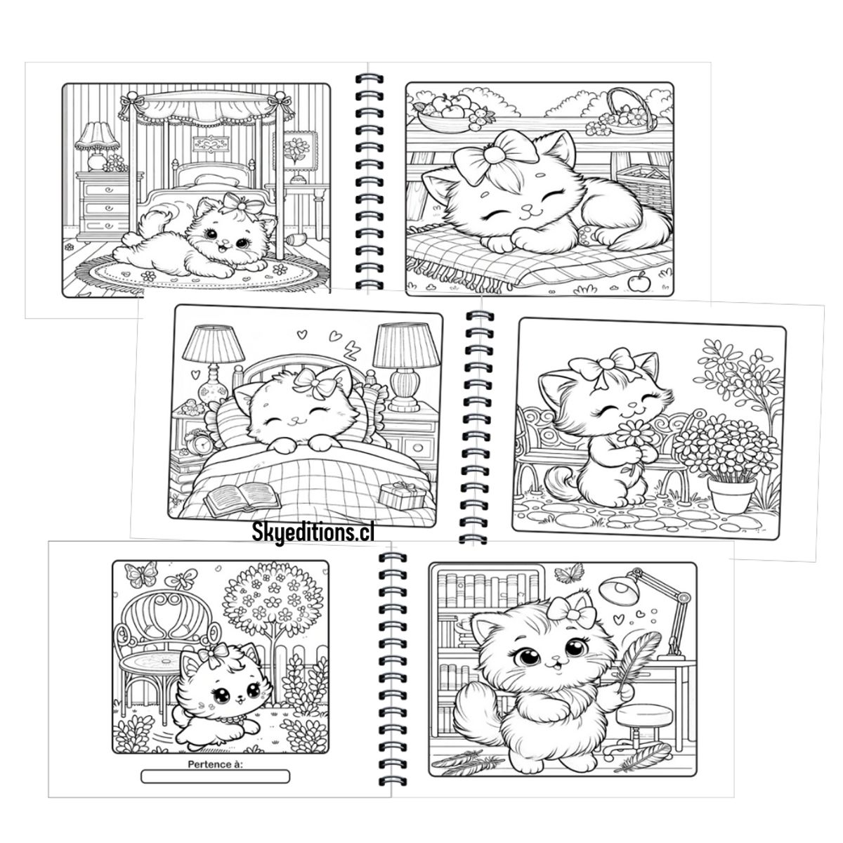 Libro Para Colorear De Gatitos, marca GENERICO - Foto 2