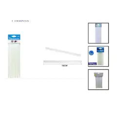 GENERICO - Barra De Pegamento Silicona 1,1mm x 18Cm set 6 Unid