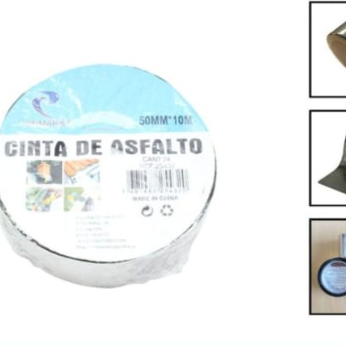 GENERICO - Cinta De Asfalto Pegamento 5cm x 10m