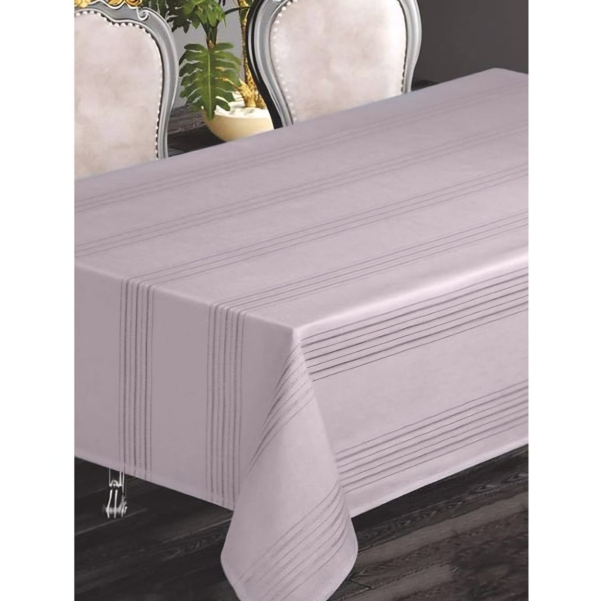 MROTTO - Mantel Rectangular Antimanchas Rosado 160x220 cm