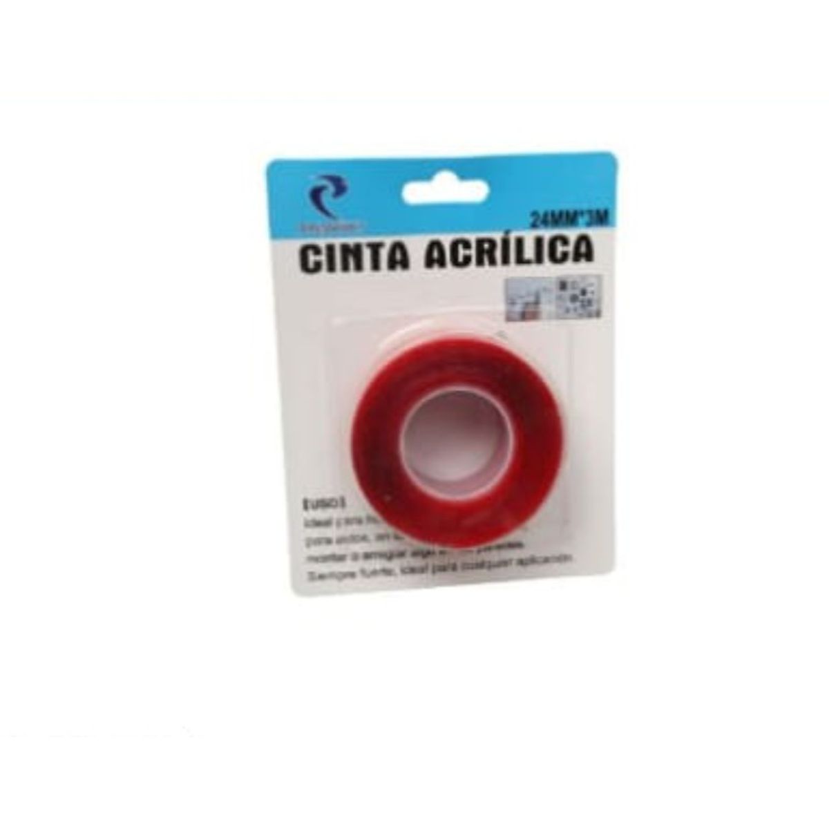 GENERICO - Cinta Adhesiva Acrilica 24mm X 3 M