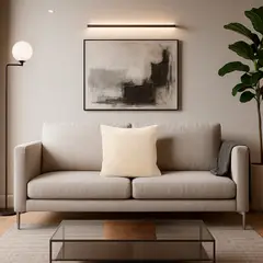 ARMONIA - Funda de cojín tribal beige 45x45 para living chileno 694