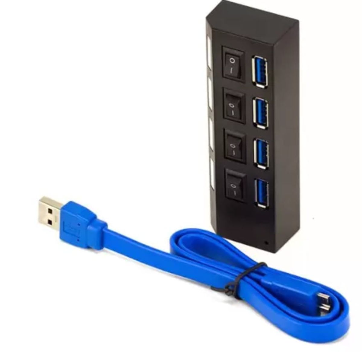TECNOLAB - Hub Usb 4 Puertos 3.0 Interruptor Encendido - Ps