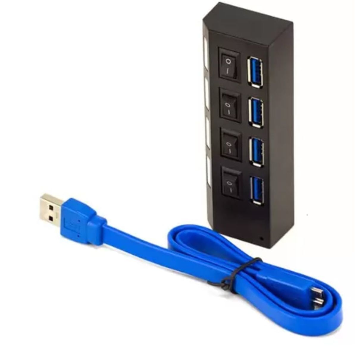 TECNOLAB - Hub Usb 4 Puertos 3.0 Interruptor Encendido - Ps