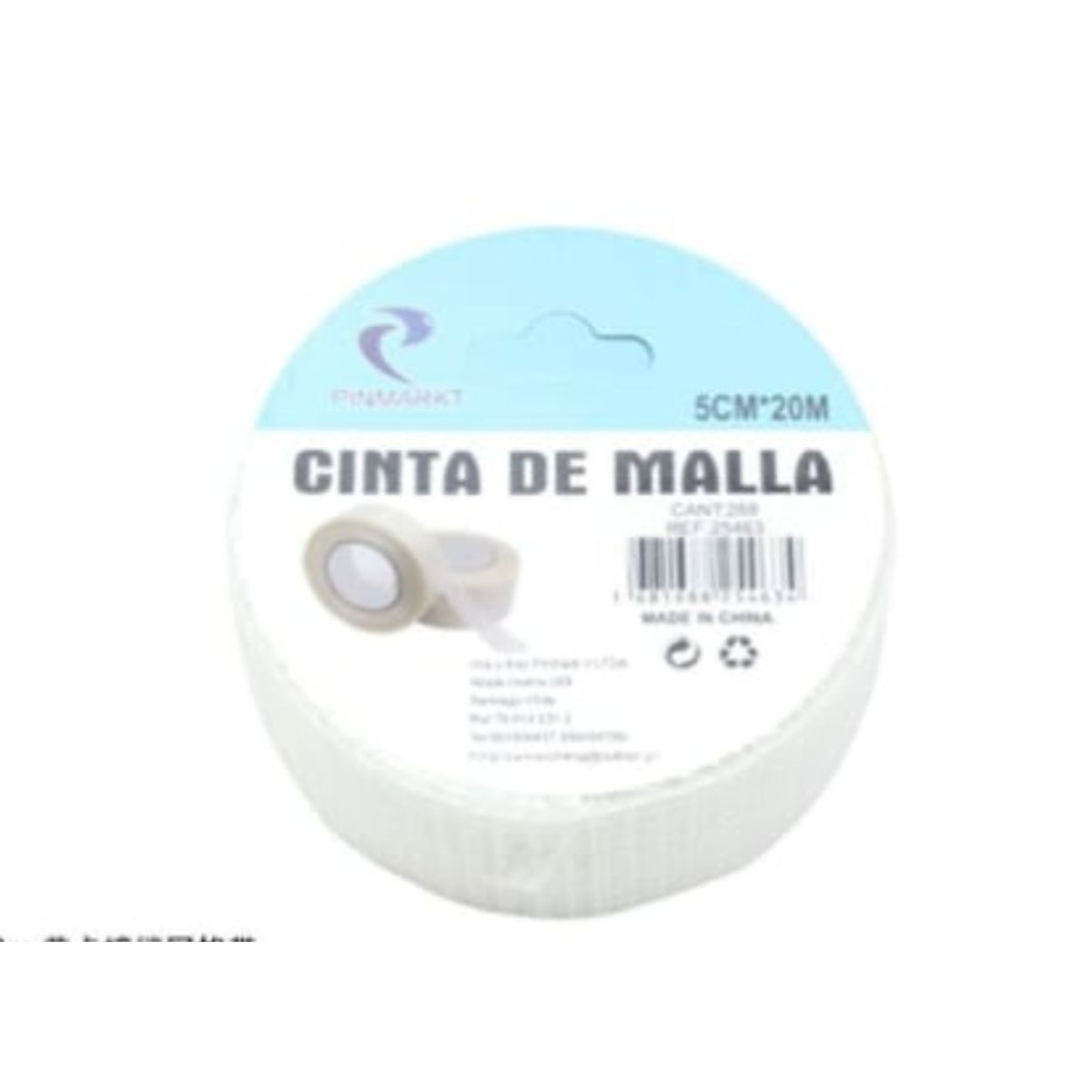 Cinta De Malla Pegamento 5 Cm X 20 M Set 3 Unidades, marca GENERICO - Foto Principal
