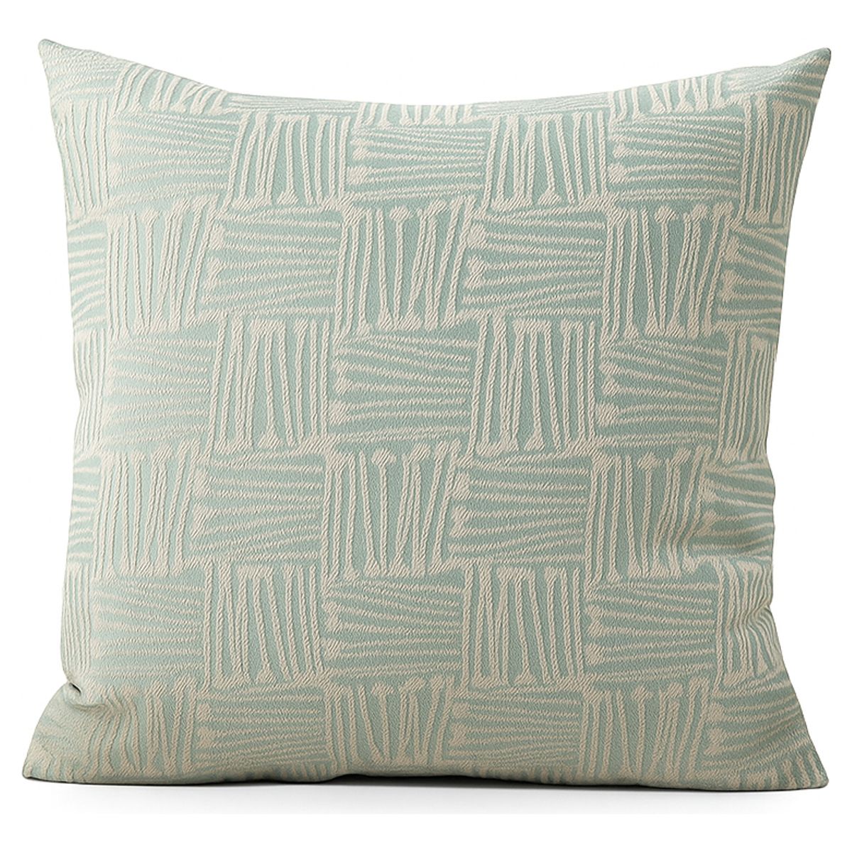 ARMONIA - Funda de almohadón 45x45 tribal verde claro decoración CL 694