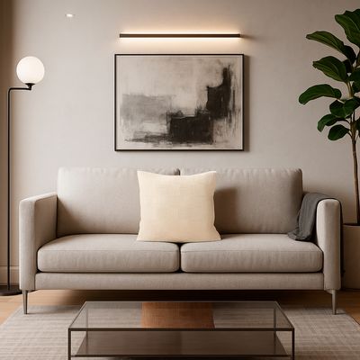 Imagen 2 del producto Funda de cojín beige tribal 45x45 algodón suave 694