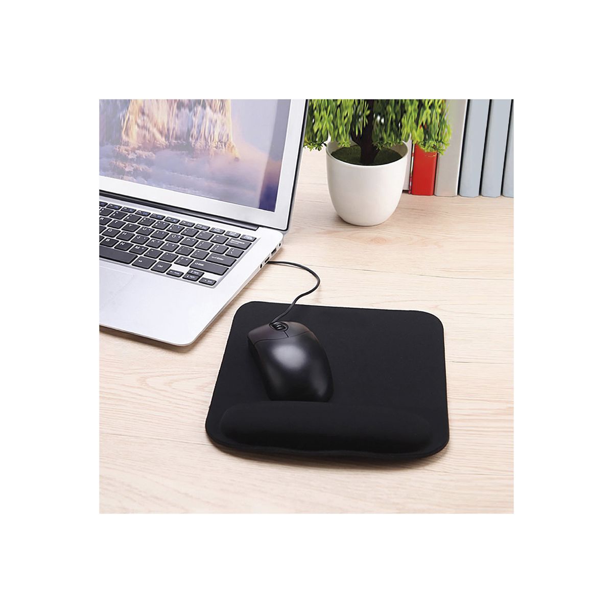 DBLUE - Mouse Pad Con Apoya Muñeca Gel - Ps