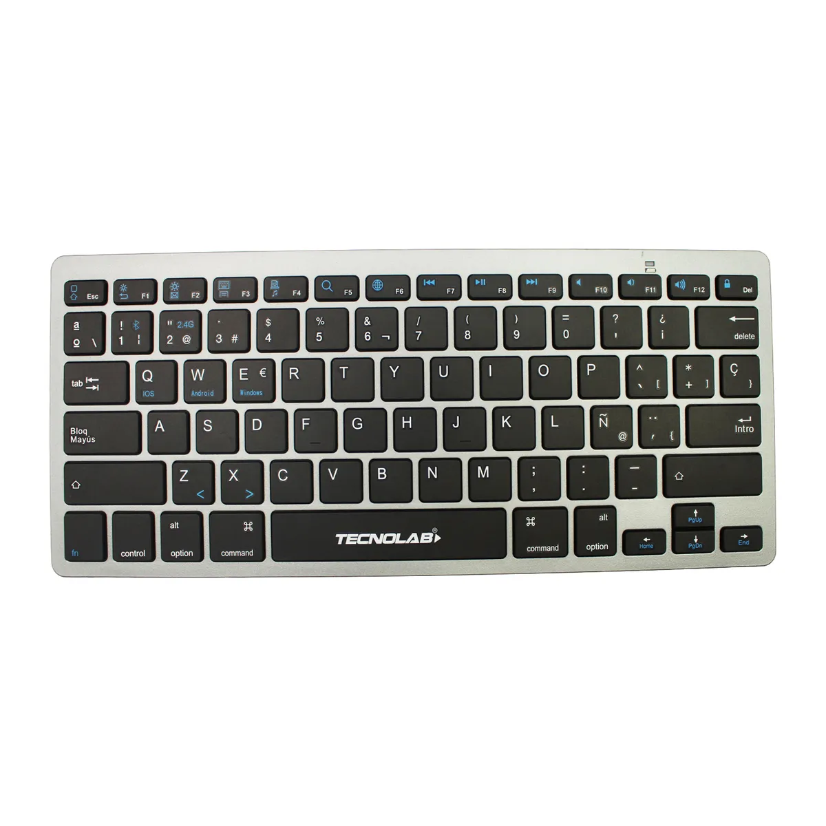 TECNOLAB - Kit Teclado + Mouse Inalámbrico USB-C Confortable - PS