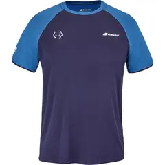 BABOLAT - Polera Crew Neck Tee Juan Lebron Azul Tenis Padel