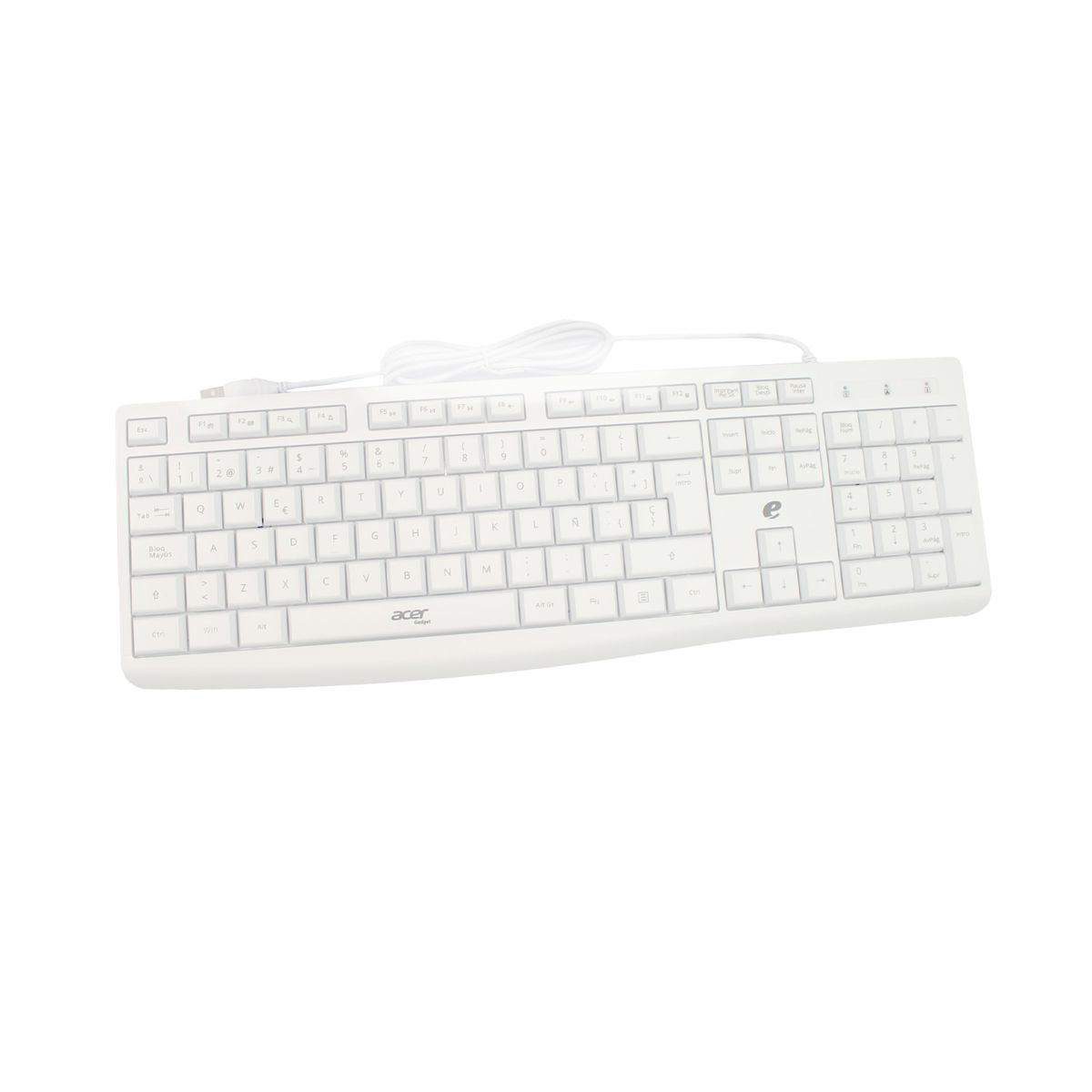 ACER - KIT TECLADO + MOUSE ACER USB  ACER EAK040 BLANCO - PS