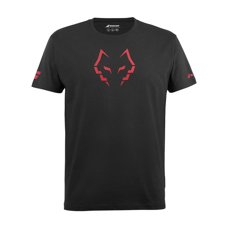 BABOLAT - Polera Babolat Padel Cotton Juan Lebron Negra Tenis Padel