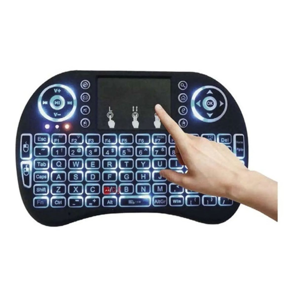 TECNOLAB - Teclado Para Smart Tv Inalámbrico Recargable Touch Pad - Ps