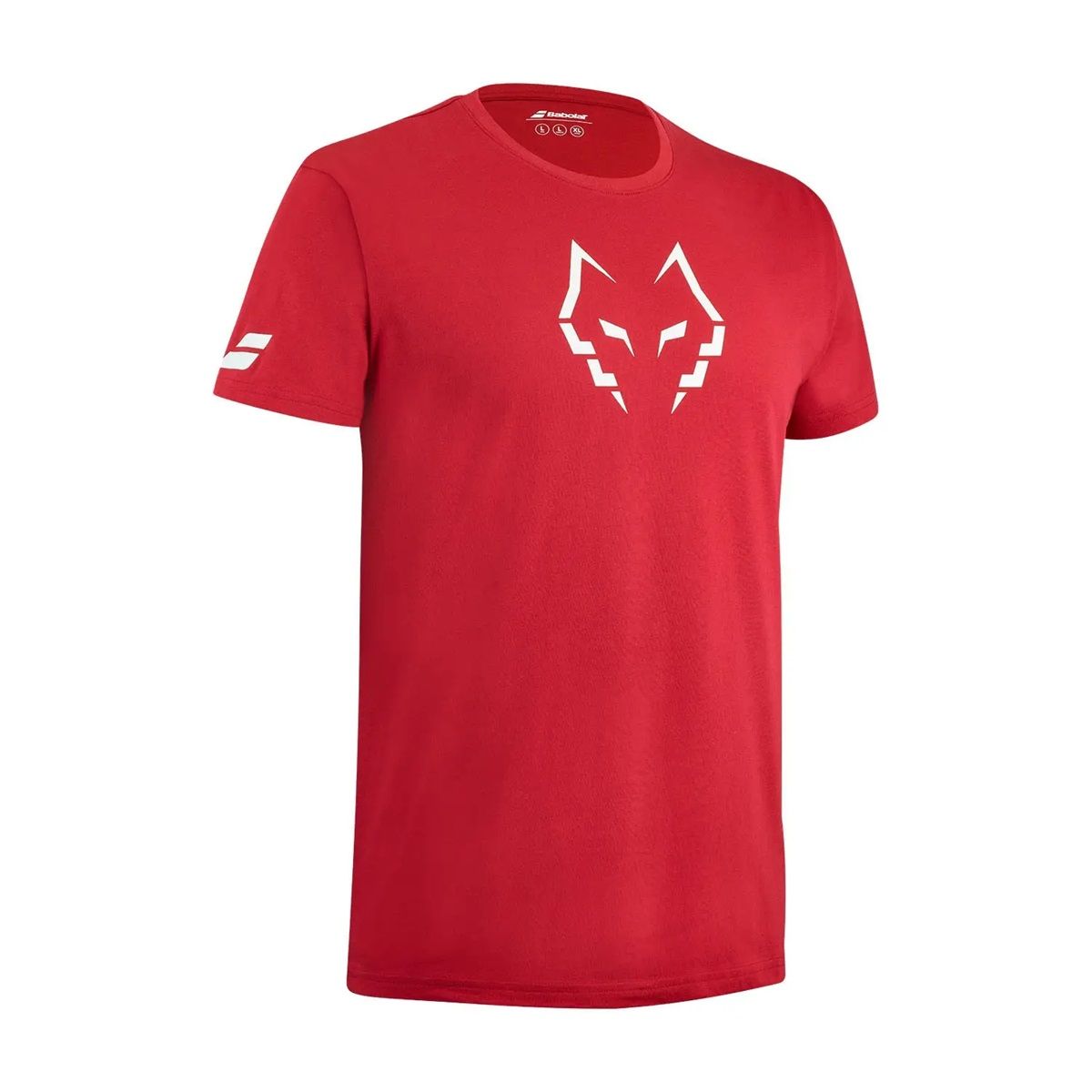 BABOLAT - Polera Babolat Padel Cotton Juan Lebron Roja Tenis Padel