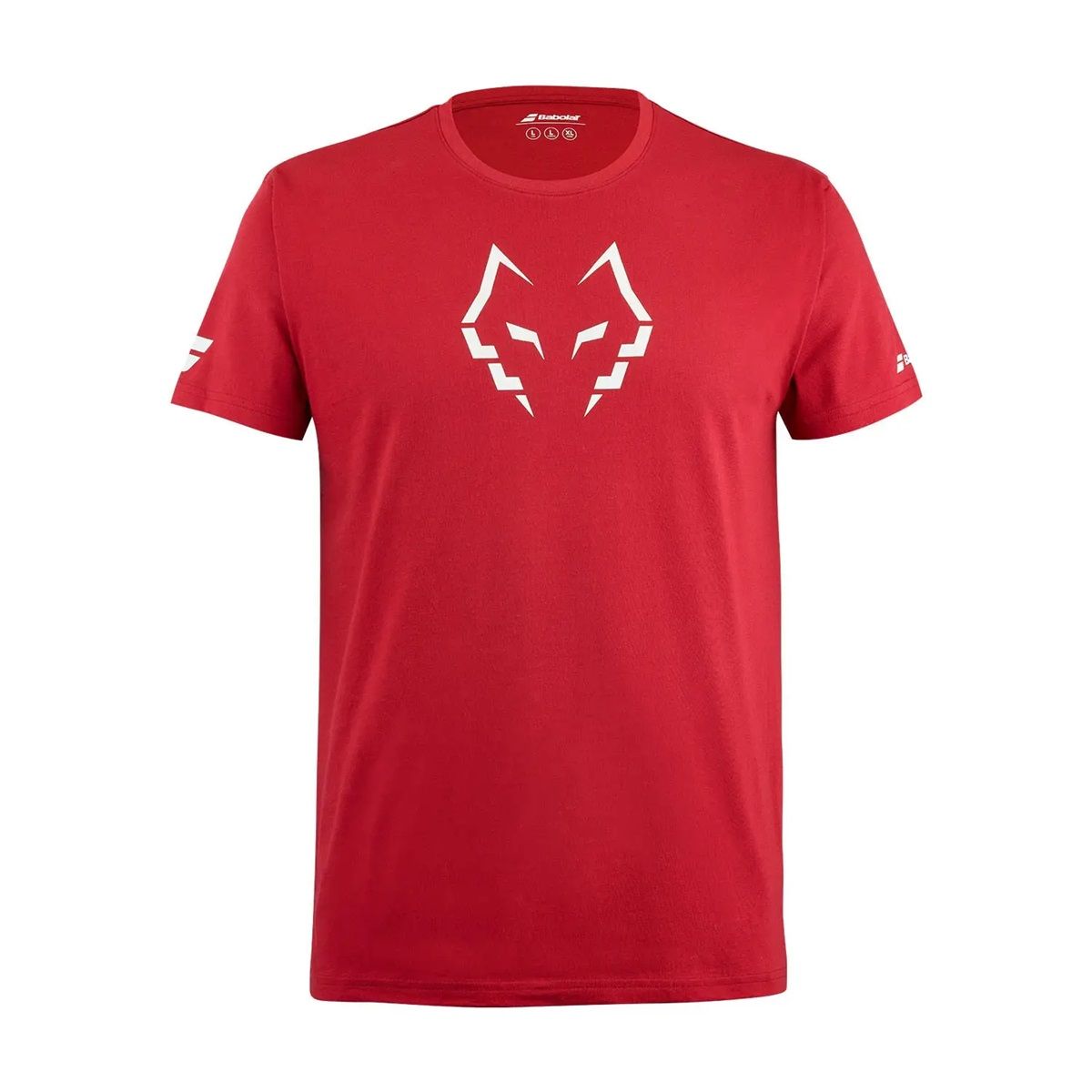 BABOLAT - Polera Babolat Padel Cotton Juan Lebron Roja Tenis Padel