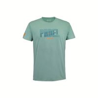 Polera Padel Cotton Tee Verde Tenis Padel
