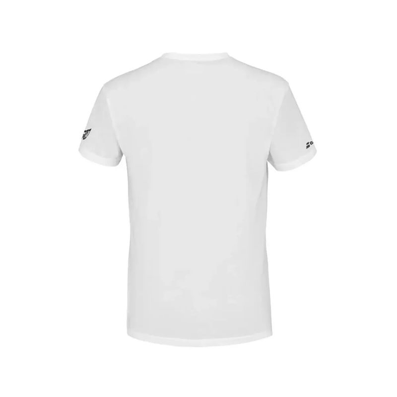 BABOLAT - Polera Babolat Aero Cotton Tee Blanca Tenis Padel