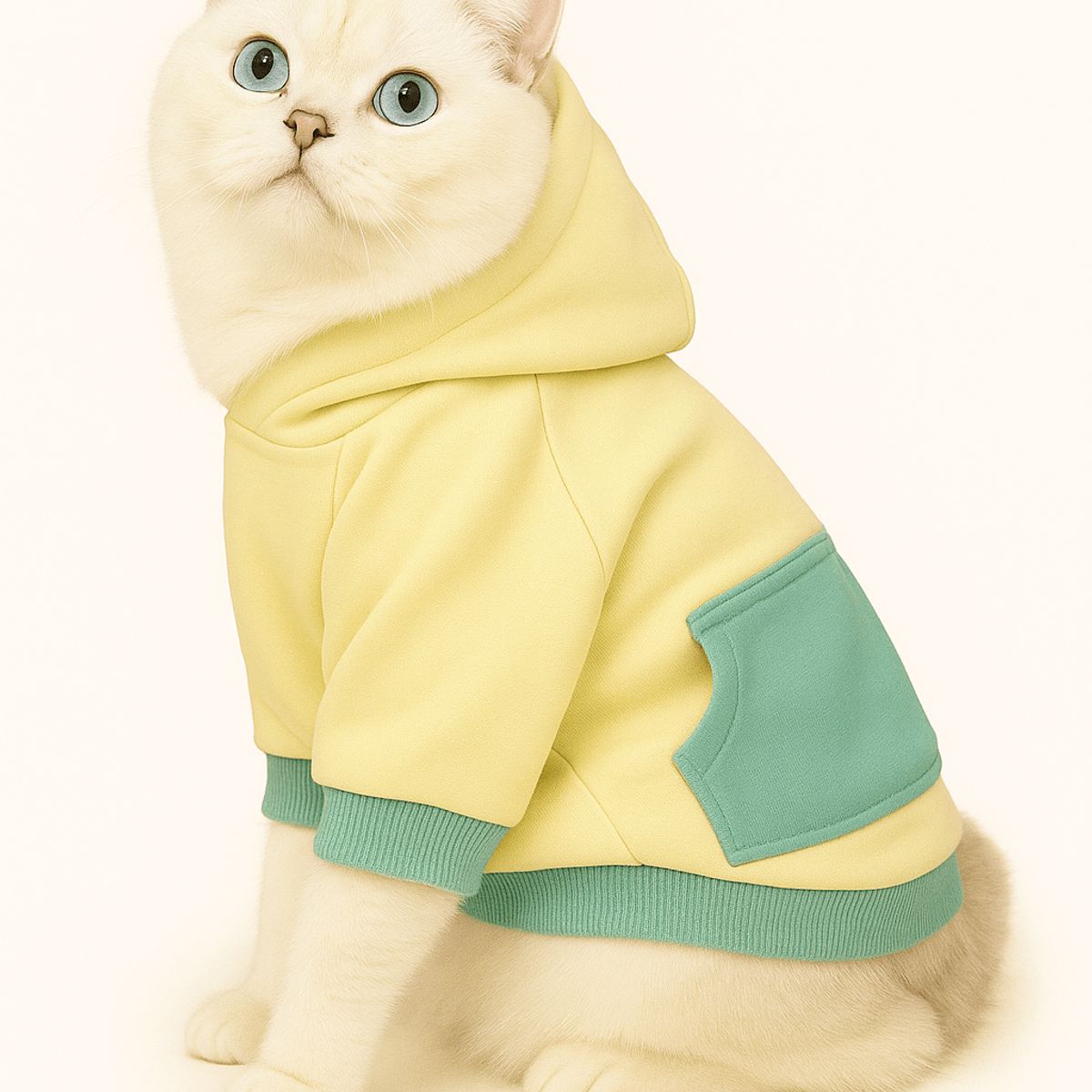 GENERICO - Hoodie poleron para gatos talla S