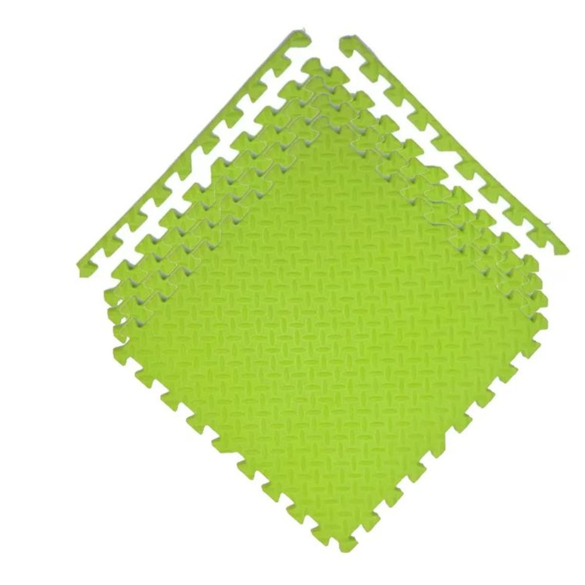 GENERICO - Pack X 4 Tatami Alfombra Encastrable 60x60x12cm Goma Eva Verde