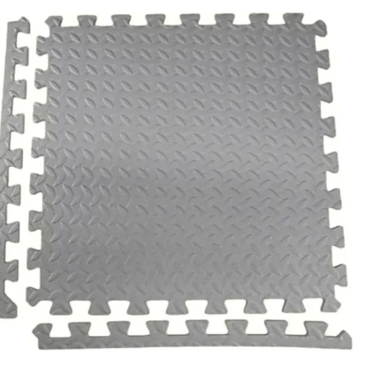 GENERICO - Pack X 4 Tatami Alfombra Encastrable 60x60x12cm Goma Eva Gris