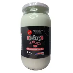 GENERICO - Manteca Cerdo De La Abuela Vidrio 1Kg Orgánico Sin Lactos
