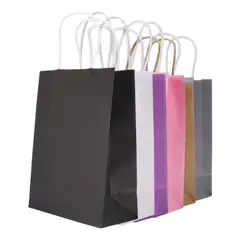 GENERICO - Pack 12 Bolsas de Regalo Plus - Multicolores 42X31 Gms