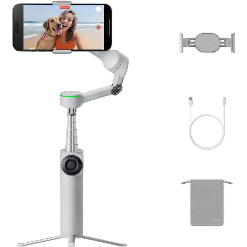 INSTA 360 - Insta360 Flow 2 Paquete Estándar - Gris Piedra