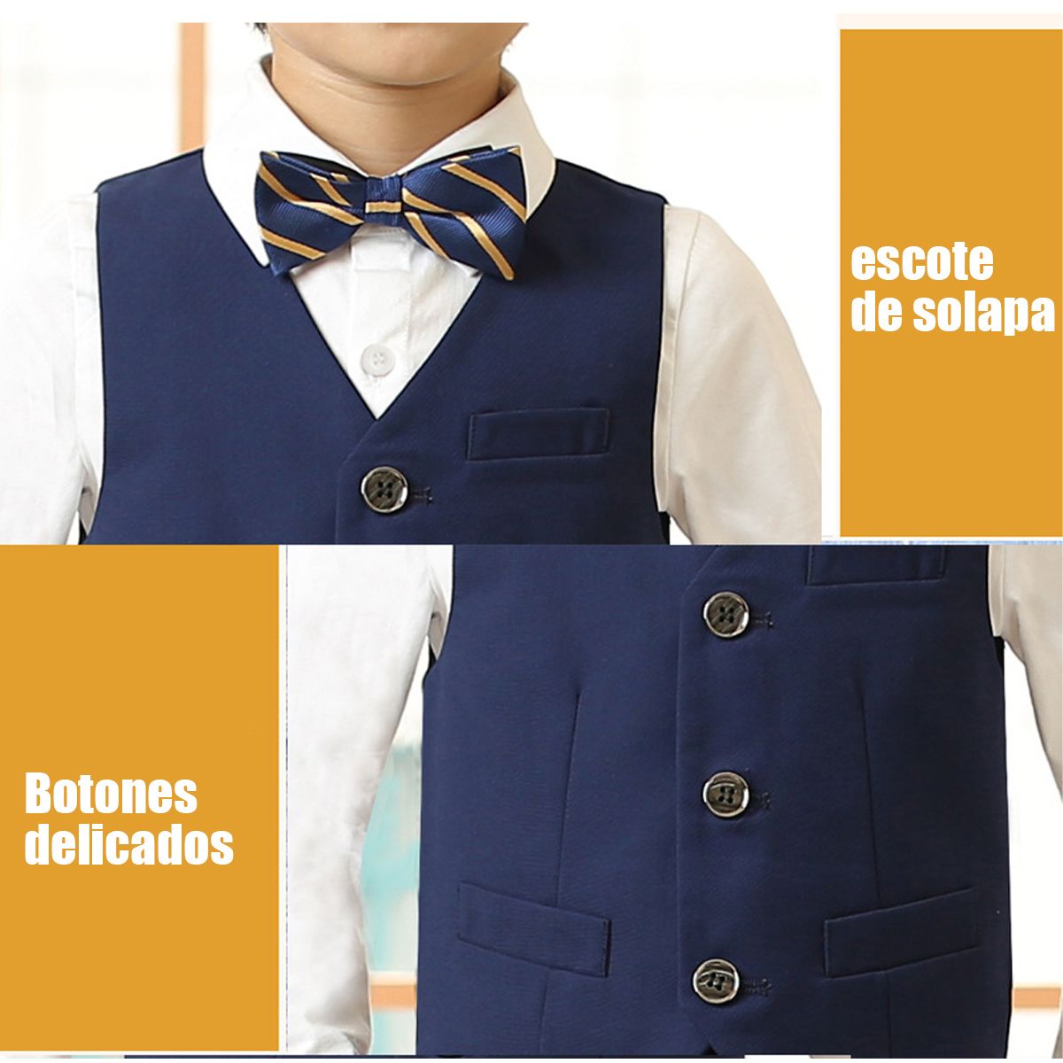 EDWINAYY - Terno De Ni?o Set De 4 Piezas