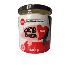 GENERICO - Manteca de Cerdo 400gr Cerdo Amor Orgánico Sin Lactosa