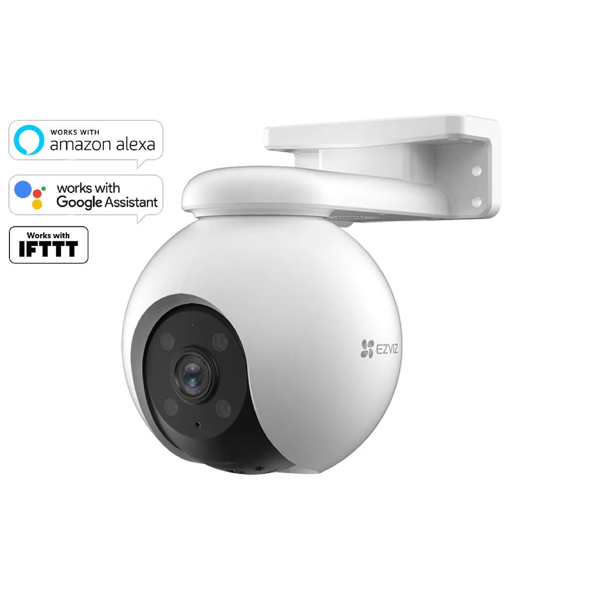 EZVIZ - Smart Cámara Outdoor Giratoria 360º Ezviz H8 Pro 2k Cableada