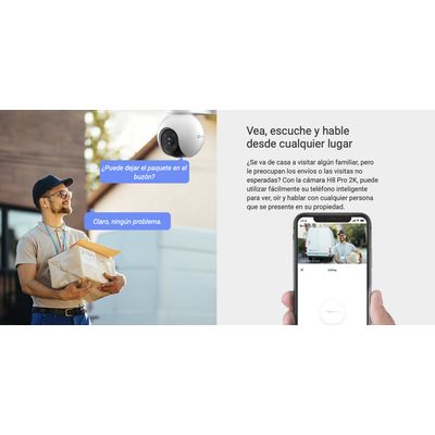 Imagen 2 del producto Smart Cámara Outdoor Giratoria 360º H8 Pro 2k Cableada