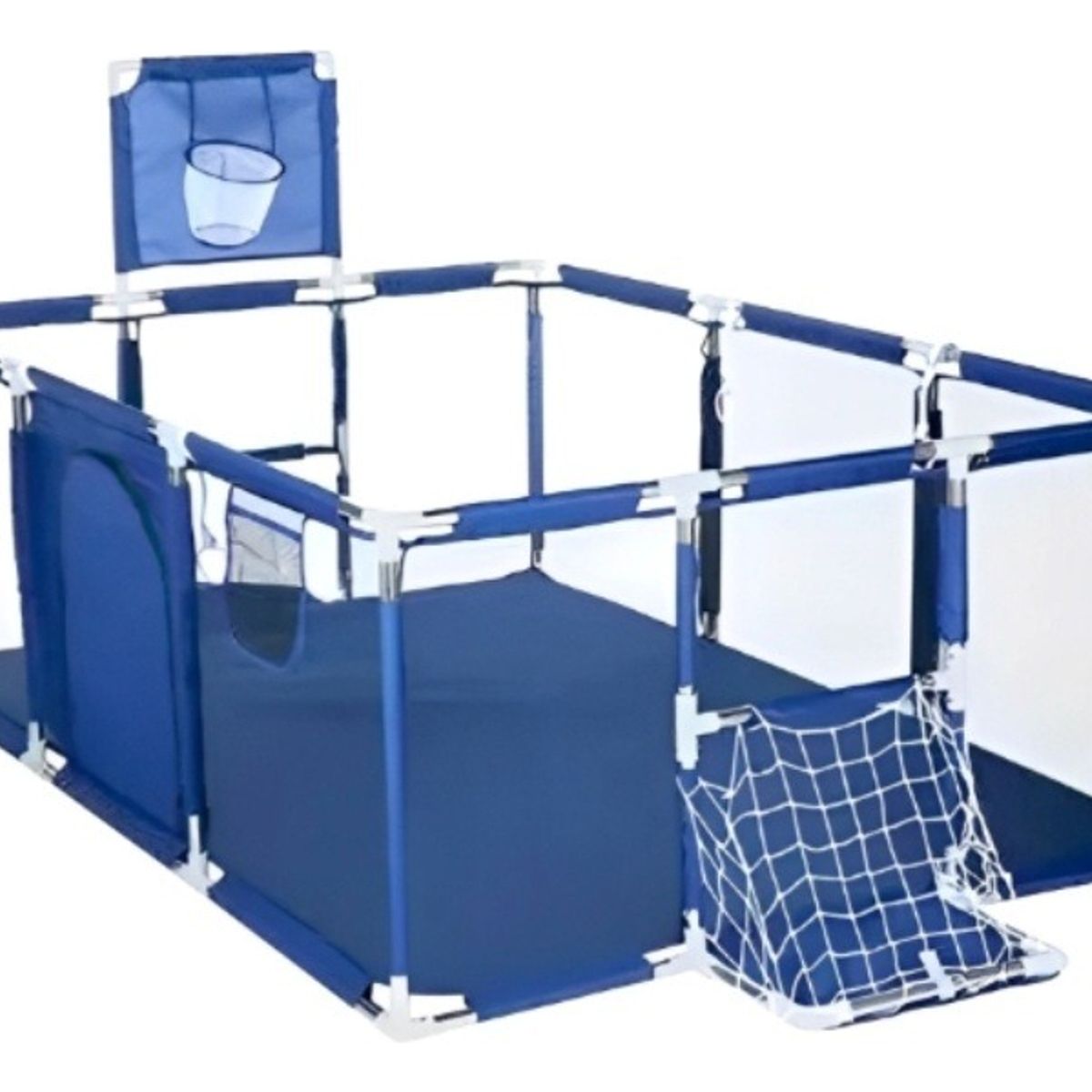 GENERICO - Corral de Seguridad Para Bebes Rectangular Azul180x120
