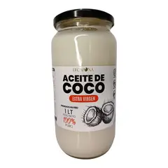 GENERICO - Aceite Coco Orgánico Extra Virgen 1l Di Capona Vidrio