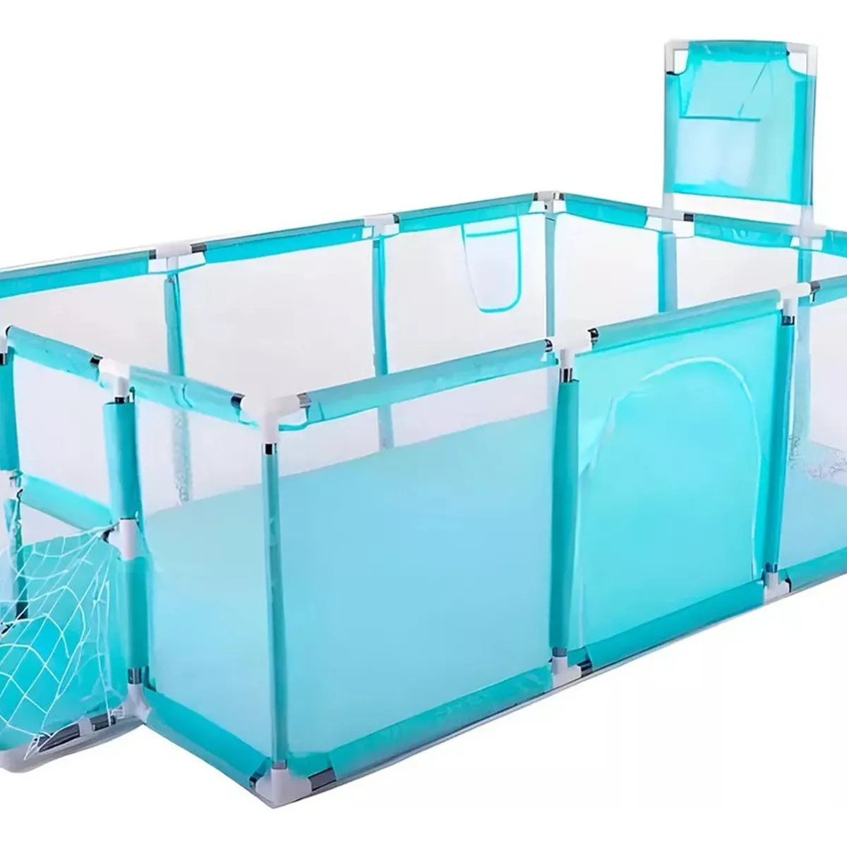 GENERICO - Corral de Seguridad Para Bebes Rectangular verde 180x120