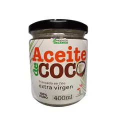 GENERICO - Aceite De Coco Orgánico ExtraVirgen 400ml Jl Palomanes