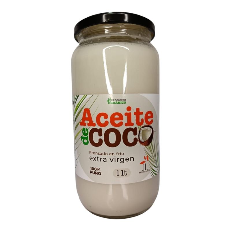 GENERICO - Aceite De Coco ExtraVirgen 1 Litro Jl Palomanes Orgánico