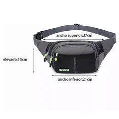 EDWINAYY - Cangurera Impermeable Deportiva Mochila Banano Gym Runners