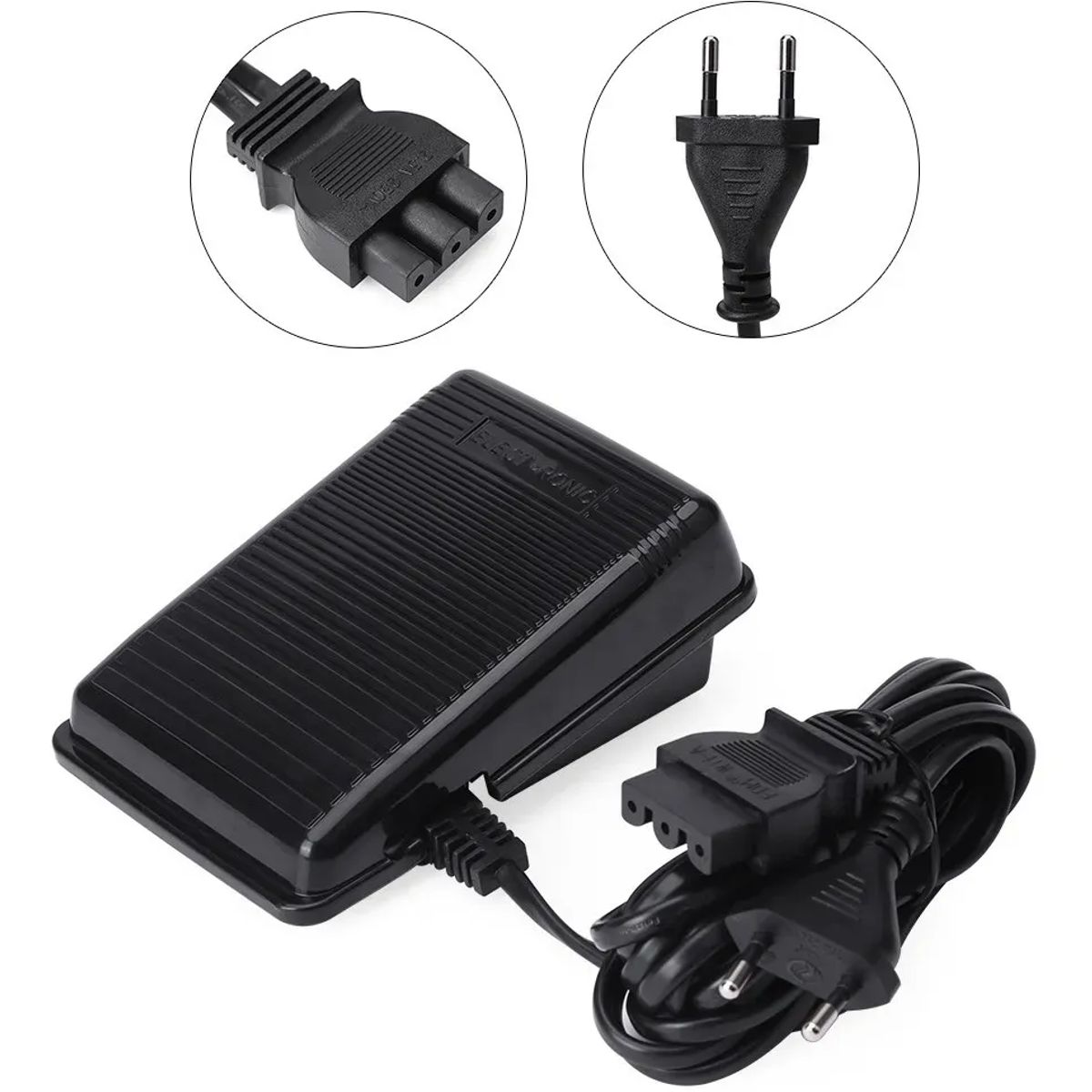 GENERICO - Pedal Maquina De Coser Compatible Con Singer Negro