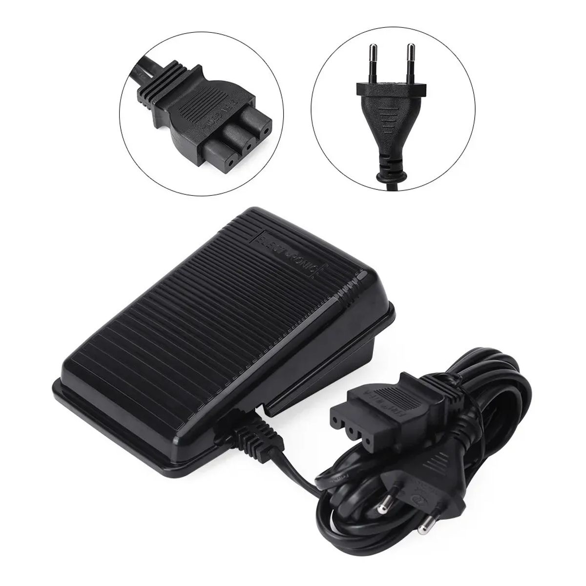 GENERICO - Pedal Maquina De Coser Compatible Con Singer Negro