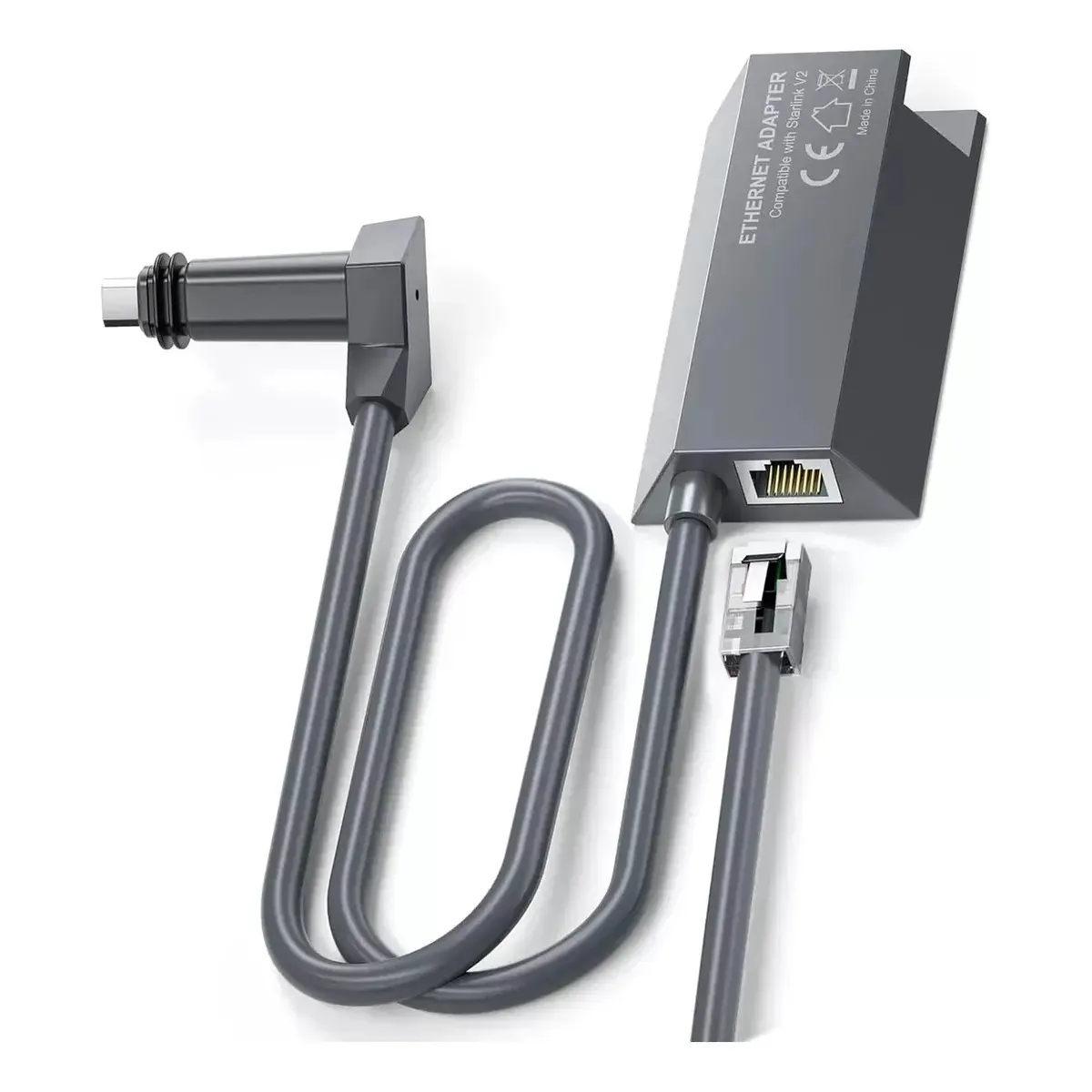 KUANGYE - Adaptador Para Starlink Internet Para V2 Gen2 Cable Ethernet Utp