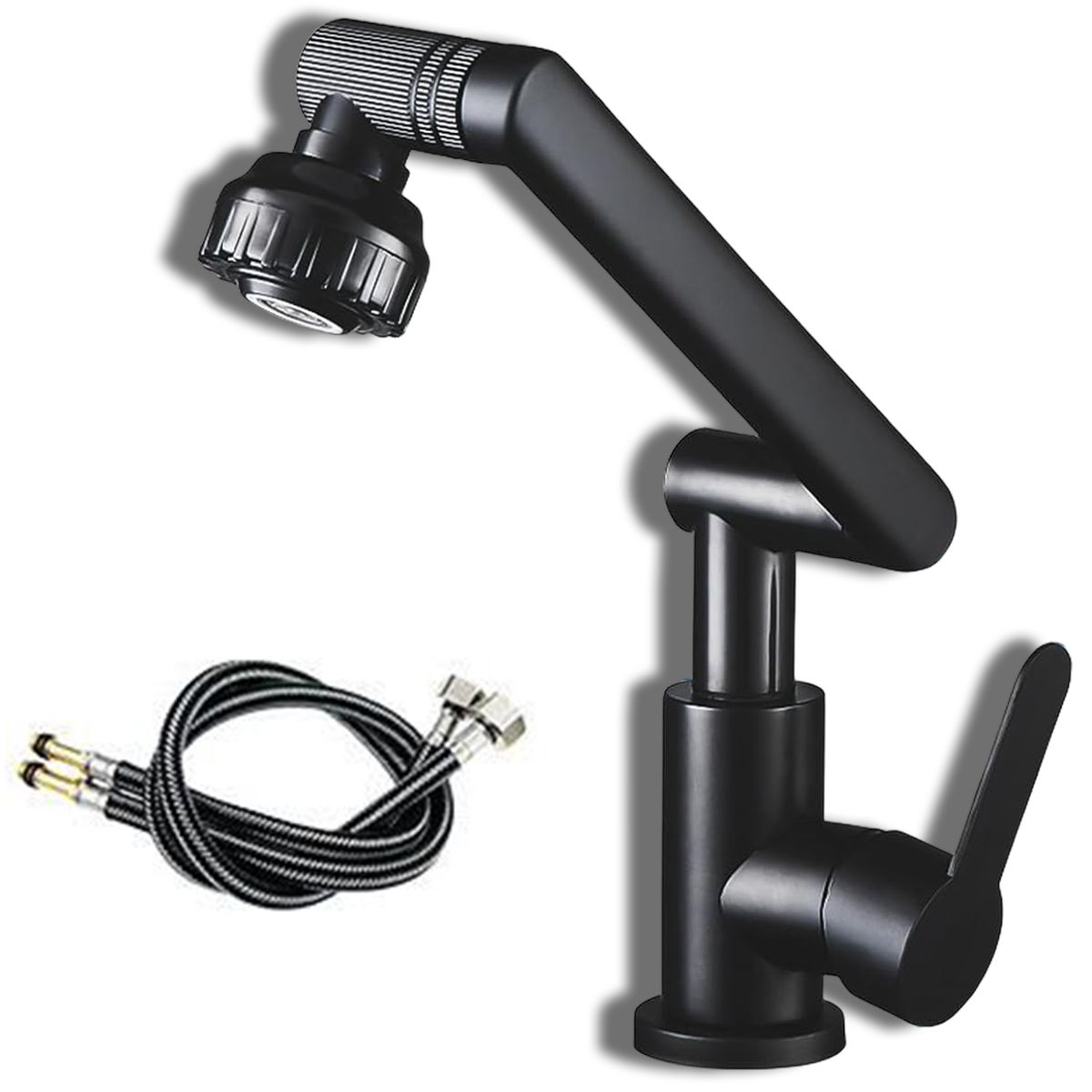ATURE - Llave Grifería Lavamanos Monomando Cuellos Giratorios 1080°